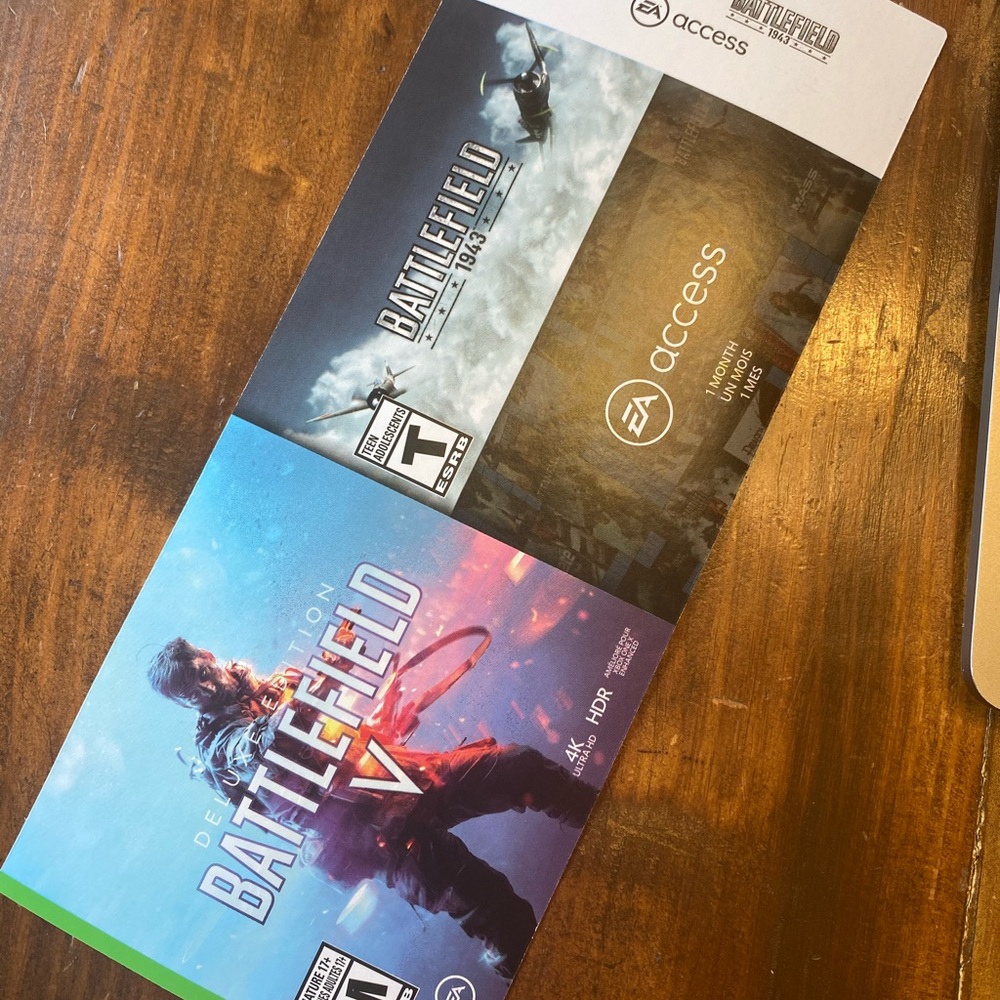 Battlefield Deluxe and 1943 Access Code XBOX